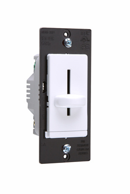 Product image for Wattstopper LSSC5-W 5 Amp 3-Speed White Decorator Slide Fan Control