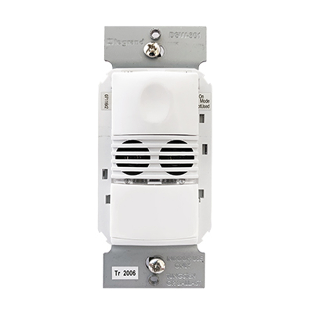 Product image for Wattstopper DSW-301-LA Dual Technology Wall Switch Occupancy Sensor, 120/277V - Light Almond