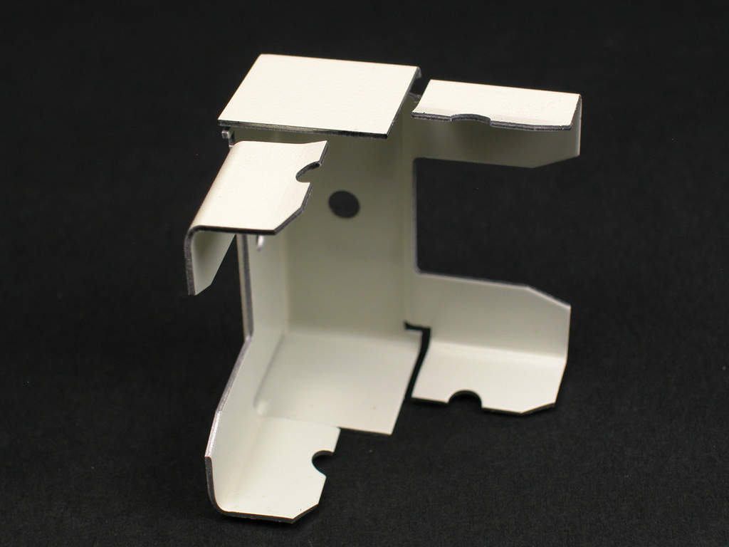 Product image for Wiremold V2417M 1-3/4 x 1-29/32" Ivory Steel 2-Channel Raceway Internal Elbow