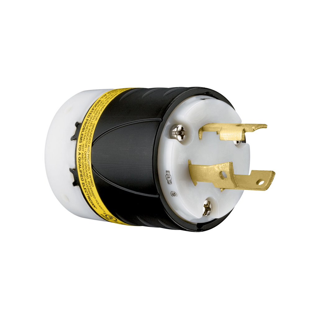 Pass & Seymour L630-PGCM Locking Ground Continunity Monitoring GCM Plug, 30A 250V (L14-30P) Product image for Pass & Seymour L630-PGCM Locking Ground Continunity Monitoring GCM Plug, 30A 250V (L14-30P)