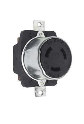 Product image for Pass & Seymour 7379 Receptacle Single 50amp 250V Turnlok