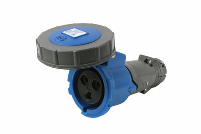 Product image for Pass & Seymour PS330C6-W Watertight Pin & Sleeve Connector, 2pole 3wire, 30A 250V