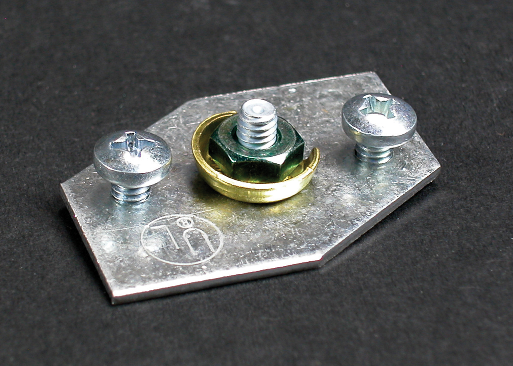 Product image for Wiremold AL5209 AL5200-Series Large Multi-Channel Raceway Grounding Adapter Fitting