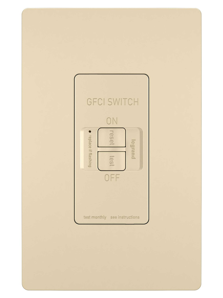 Mayer-DDS-radiant® Dead Front 20A Duplex Self-Test GFCI Receptacles with SafeLock® Protection, Ivory-1