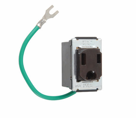 Product image for P&S 1333 R SGL 15A125V BR