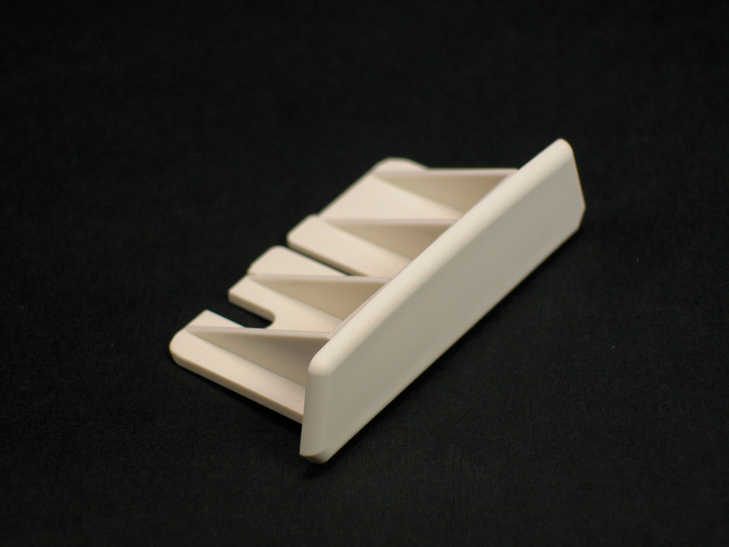 Product image for Wiremold 2310B 2-1/4 x 1 x 27/32" Ivory Non-Metallic 1-Channel Raceway Blank End