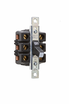Product image for Pass & Seymour 7863 Manual Control Switch 3pole 60amp 600V