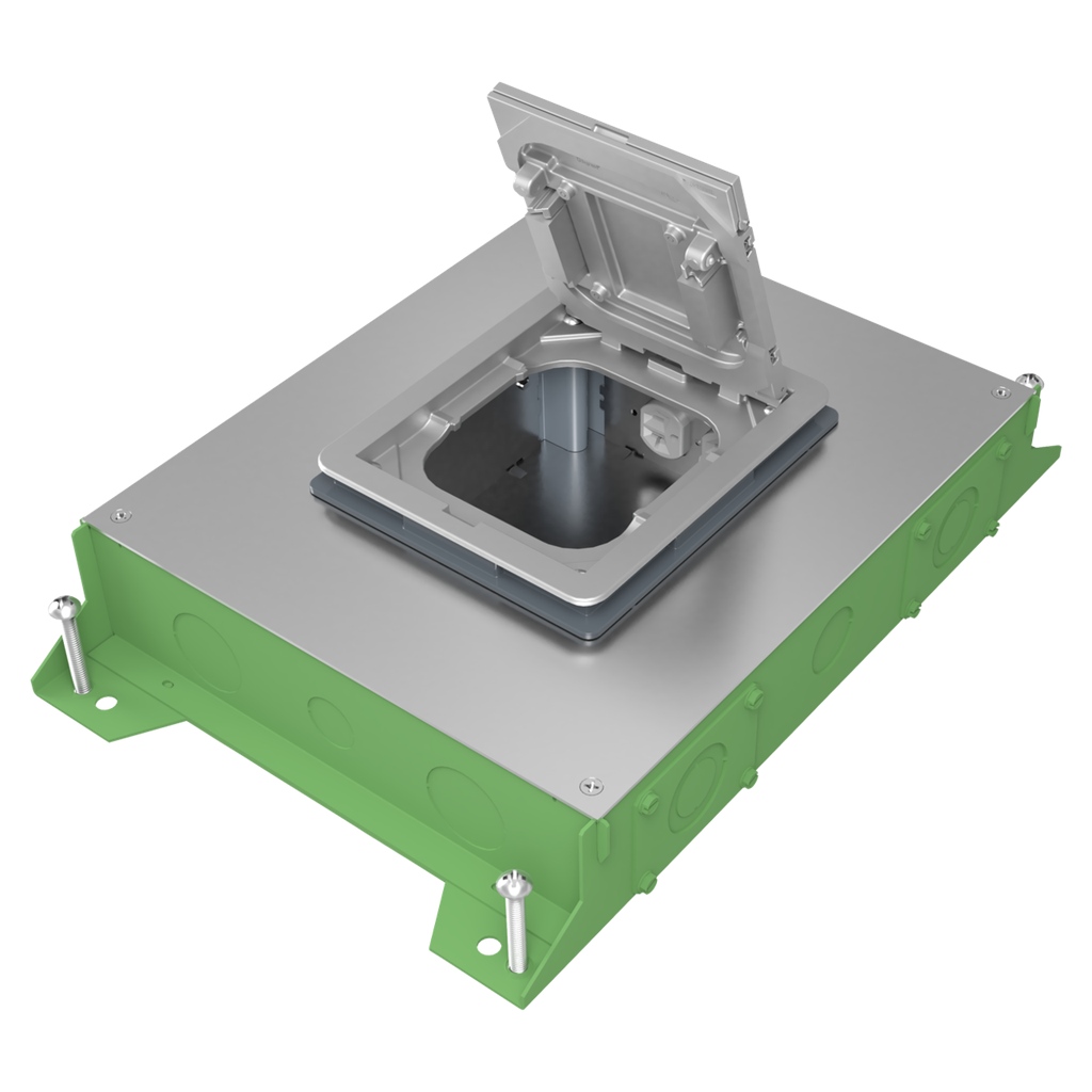 Mayer-DDS-RFBA 4-Gang Floor Box - On Grade-1