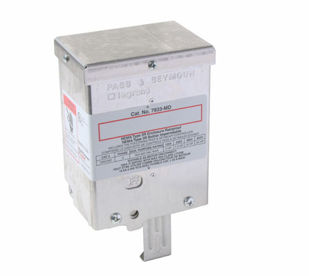 Product image for Pass & Seymour 7833-MD 30 amp, 600 watts Three pole, Three Phase AC Manual Motor Controller