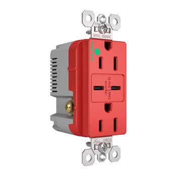 Product image for P&S TR15HUSBCC6RED 15A 125V HGTR RE