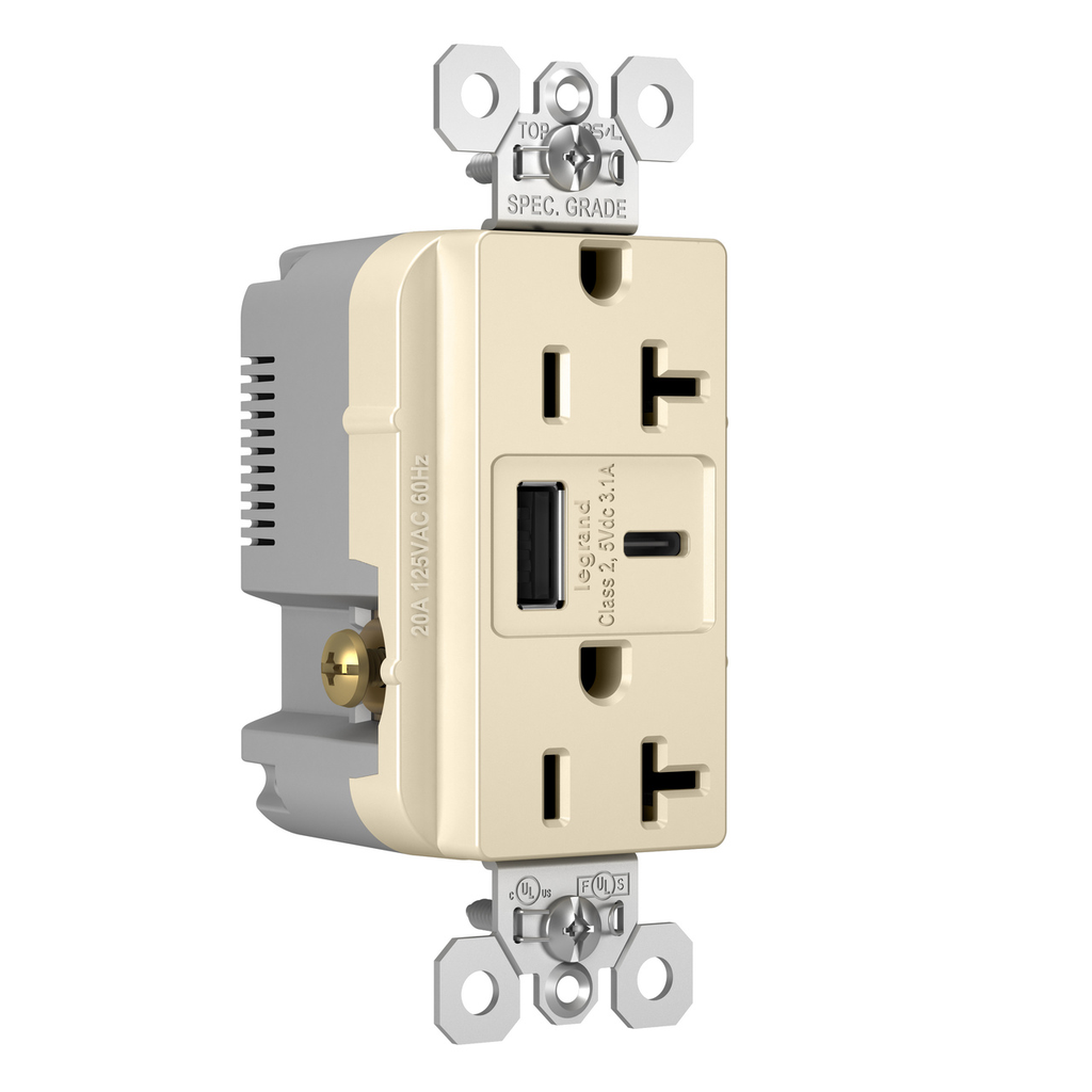 Product image for P&S TR20USBACLA 20A 125V DUP TR REC