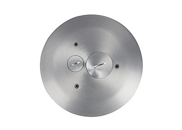 Product image for Wiremold 4FFATC15AL 4" Aluminum Furniture Feed Style Poke-Through Assembly