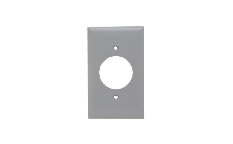 Product image for P&S SP720GRY SMOOTH WALL PLATE 1G P