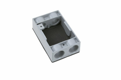 Product image for Pass & Seymour WPEX6 9.5 In. Gray Weatherproof Box Extension Ring