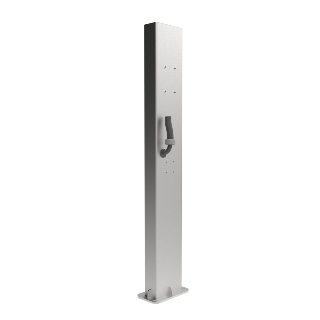 Product image for Wiremold XEVPED2 EV Charger Pedestal, Dual-Sided