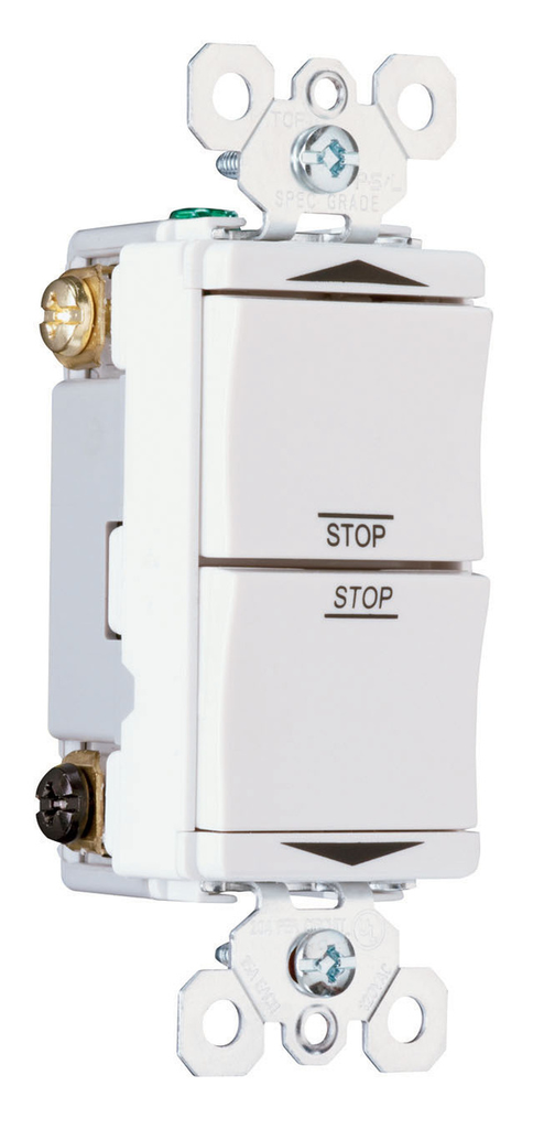 Product image for Pass & Seymour TM811-DTMAW 15 Amp 120 VAC White Decorator Maintained Contact Switch