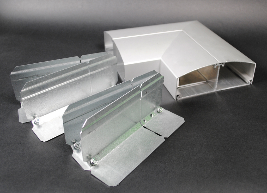 Product image for Wiremold ALDS4011 ALDS4000-Series Flat Elbow Fitting