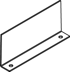 Product image for Wiremold RFB-B-SS RFB4-B-SS-Series Internal Blank Bracket
