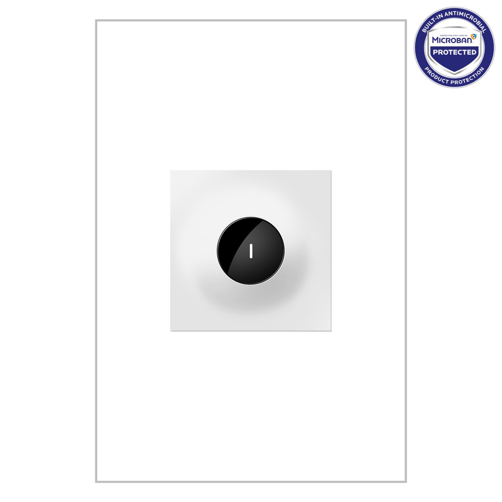 Product image for Pass & Seymour ASWV1532-W2 15A 120V Single Pole/3-Way 2-Module Wave Switch - White