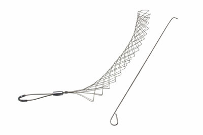 Product image for Pass & Seymour FR200-OF Standard-duty, Split rod, Offset eye. Cable diameter - 2.000-2.490", Bale length - 6", Mesh length - 22", Break strength - 3,760 lbs.