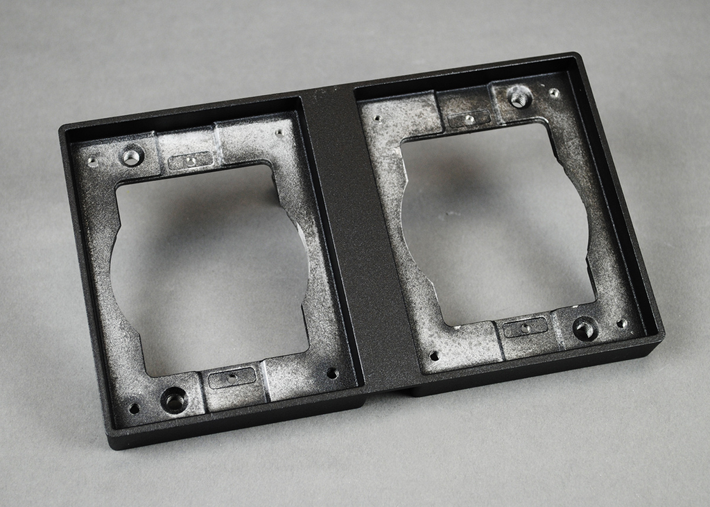 Product image for LCAN 827TAL-BK 2-GANG CARPET & TILE