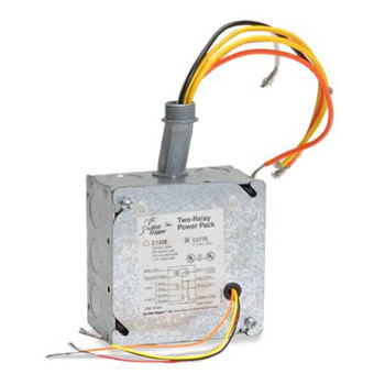 Product image for On-Q C120E-P 120 VAC 60 Hz Input 24 VDC 150 mA Output 2 Relay Power Pack
