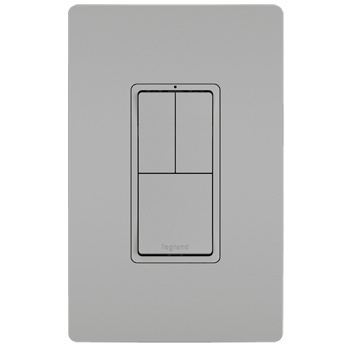Product image for P&S RCD113GRY RADIANT 3 SWITCH, SP/