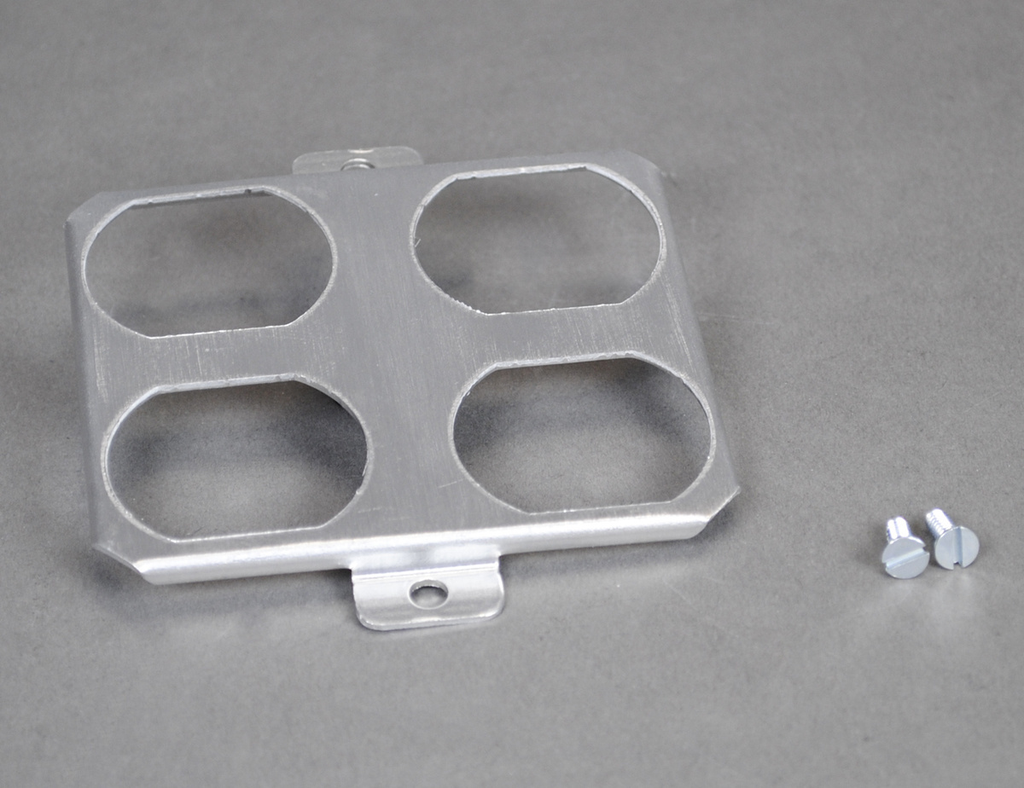 Product image for Wiremold M-2DR Multiplex Faceplate