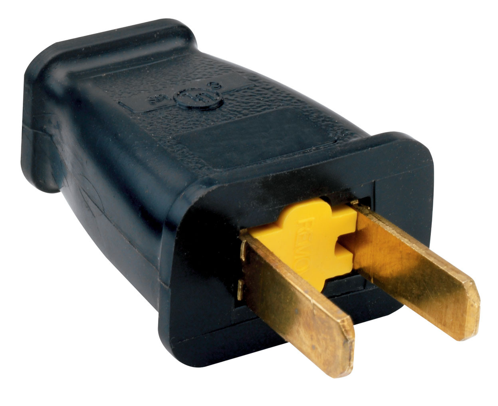 P&S SA440BKCC10 15A NON POLAR PLUG Product image for P&S SA440BKCC10 15A NON POLAR PLUG