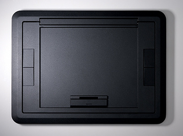 Product image for Wiremold EFB610CTCBK Evolution™-Series EFB6, EFB8, EFT10 Floor Box Surface Style Cover with Carpet Insert