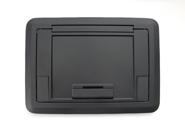 Product image for Wiremold EFB45CTCBK Evolution™-Series EFB45 Floor Box Surface Style Cover with Carpet Insert
