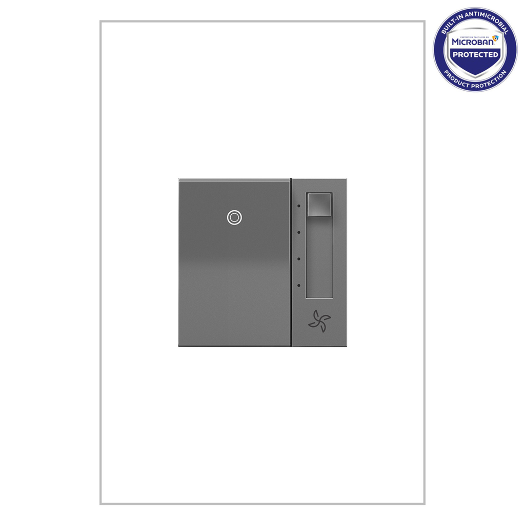 Product image for Pass & Seymour AAFN4S16A-M4 1.6Amp Fan Speed Control 3-Speed De-Hummer - Magnesium