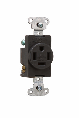 Product image for Pass & Seymour 3820 Straight Blade Receptacle 3pole 4wire 20A 125v