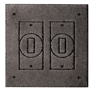 Product image for Pass & Seymour WPGAS101 Weatherproof 2-Gang Multiuse Plate Gasket, Polyethylene