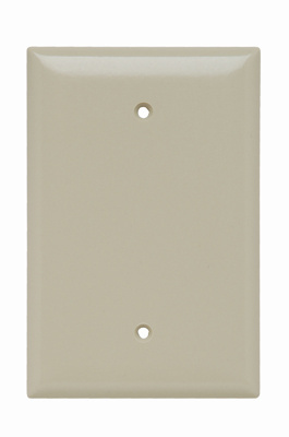 Product image for Pass & Seymour SPO13-I 1Gang Wall Plate, Blank, Jumbo - Ivory