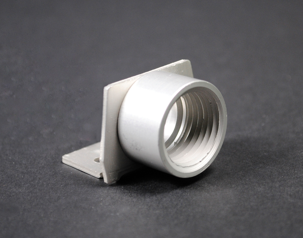 Product image for Wiremold AL2010A Aluminum End Feed Fitting