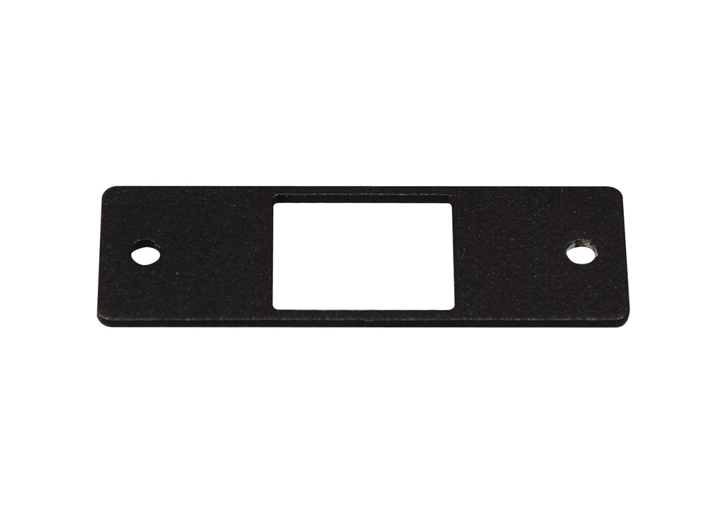 Product image for Wiremold AV9008BK Keystone Jack Plate