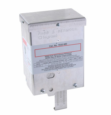 Product image for Pass & Seymour 7832-MD 30A 600VAC 2Pole Single Phase Switch in NEMA 3R Enclosure