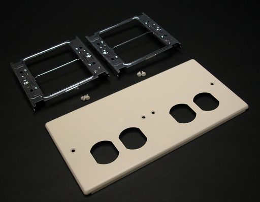 Product image for WM G4047-2BBXX 4-GANG W/TWO DUPLEX