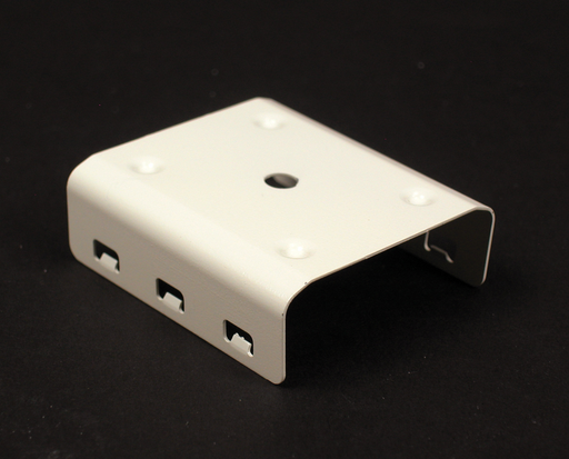 Product image for Wiremold NM2003 2 x 1-3/4" Ivory Non-Metallic 1-Channel Raceway Supporting Clip