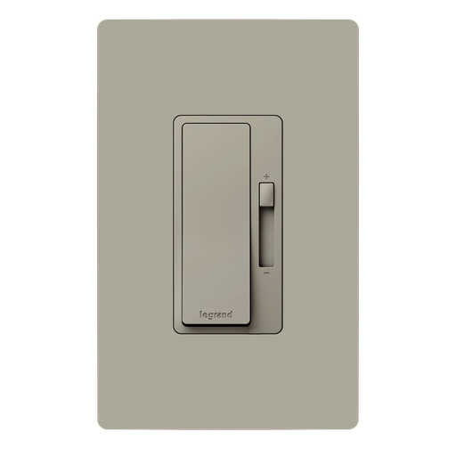 Product image for Pass & Seymour RHL153PNI 1P/3W Preset radiant® LED Advanced Wall Dimmer, 150W LED, 120VAC, 60Hz, Nickel (Wall Plate not included)