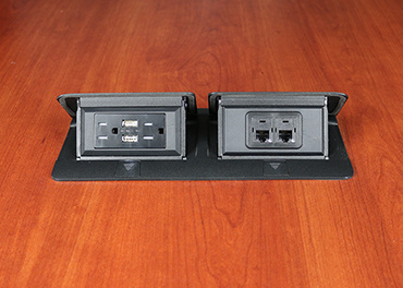 Product image for LCAN DQFP15UBK-2A DUAL BLACK, 15A T