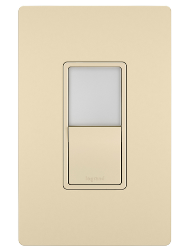 Product image for Pass & Seymour NTL-873ICC6 15A 120V Single Pole/3-Way Switch w/ LED Night Light - Ivory