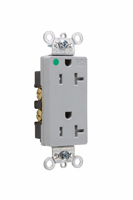 Product image for P&S TR26362HGGRY TR DECO RECEP 20A