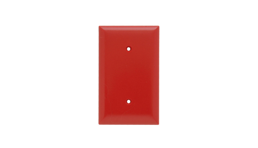 Product image for P&S SP14RED SMOOTH WALL PLATE 1G BL