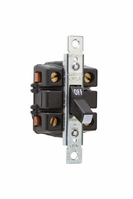 Product image for Pass & Seymour 7862 60A 2Pole Manual Control Switch, 600VAC