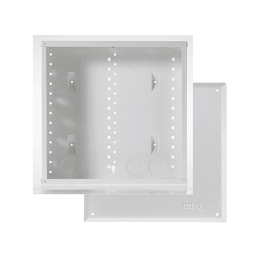 Product image for On-Q EN1420 14 Inch Glossy White 20 Gauge CRS Screw On Enclosure Cover