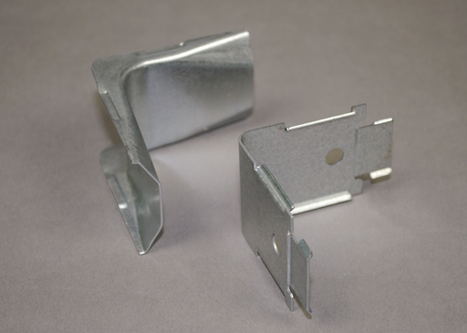 Product image for Wiremold 1517 2-1/2" Galvanized Steel 1-Channel Overfloor Raceway Internal Elbow