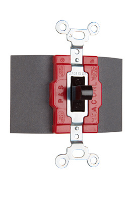 Product image for Pass & Seymour 1251 Manual Control Switch, Single Pole / Double Throw, 20A 120/277V, Momentary Contact - Brown