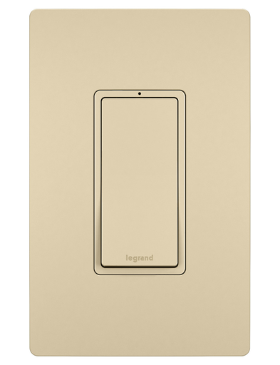 Product image for Pass & Seymour TM870-ISL Single Pole, Illuminated Decorator Switch, 15 Amps, 120 Volts, Ivory.